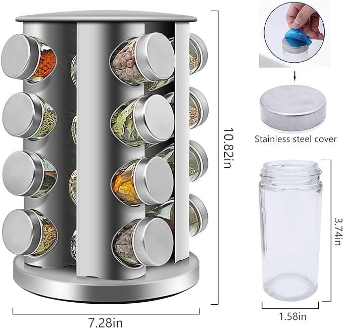 16-Jar Spice Storage